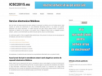 icsc2015.eu Webseite Vorschau