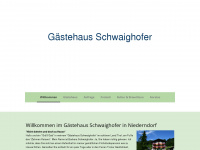 haus-schwaighofer.com Webseite Vorschau