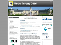 modellierung2016.org Webseite Vorschau