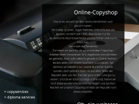 online-copyshop.de Webseite Vorschau