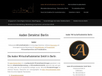 aaden-detektive-berlin.de Webseite Vorschau