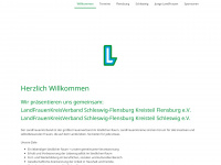 landfrauen-schleswig-flensburg.de Webseite Vorschau
