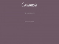 callamola.ch Webseite Vorschau