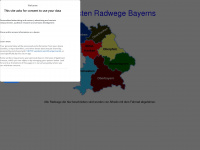 radwege-bayern.de Webseite Vorschau