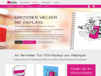 hein-displays.de Webseite Vorschau