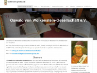 wolkenstein-gesellschaft.com Webseite Vorschau