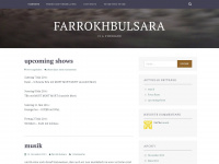 farrokhbulsaraband.wordpress.com Webseite Vorschau