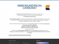 ammoniumzirkoncarbonat.de Webseite Vorschau