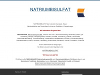 natriumbisulfat.com Webseite Vorschau