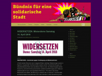 bsolidarischestadt.wordpress.com Webseite Vorschau