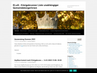 k-l-u-g.at Webseite Vorschau