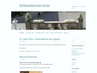erloeserkirchegraz.wordpress.com Webseite Vorschau