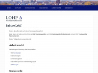 kanzlei-lohf.de Webseite Vorschau