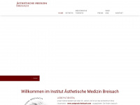 institut-aesthetische-medizin.de Webseite Vorschau