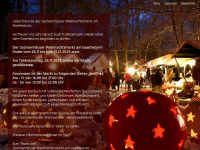 sachsenhaeuser-weihnachtsmarkt.de Webseite Vorschau