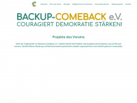 backup-comeback.de Webseite Vorschau
