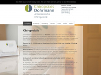 chiropraktik-dohrmann.de Webseite Vorschau