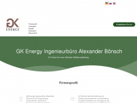 gk-energy.com Webseite Vorschau