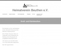 heimatverein-beuthen.de Webseite Vorschau