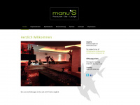 manus-restaurant.de Webseite Vorschau