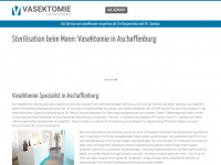 vasektomie-aschaffenburg.de Webseite Vorschau
