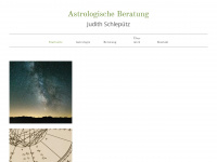 schlepuetz-astrologie.de Webseite Vorschau