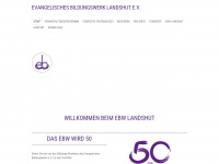 ebw-landshut.de Webseite Vorschau