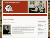 aikido-yoshinkan-inntal.de Webseite Vorschau