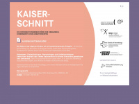 kaiserschnitt-info.ch Webseite Vorschau