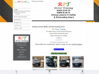 rptdrivertraining.co.uk Webseite Vorschau