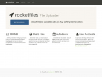 rocketfiles.at Webseite Vorschau