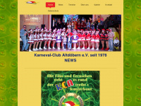 karnevalsclub-altdoebern.de Webseite Vorschau