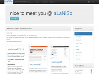 alaniso.de Webseite Vorschau