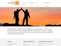 ederer-stiftung.ch Webseite Vorschau