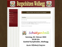 burgschuetzen-wolfsegg.de Webseite Vorschau