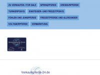 verkaufspferde-24.eu Webseite Vorschau