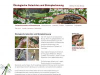 biologe-kitt.de Webseite Vorschau