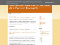 ipad-unterricht.blogspot.com Webseite Vorschau