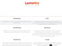 laviniaweb.de Webseite Vorschau