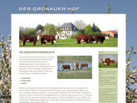 gronauer-hof.de Webseite Vorschau