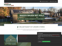 massivholzhaus-dingler.de Webseite Vorschau