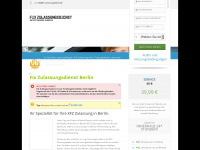 fix-zulassungsdienst.de Webseite Vorschau
