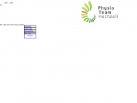 physio-team-hochzoll.de Webseite Vorschau