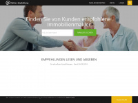 makler-empfehlung.ch Webseite Vorschau
