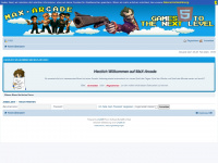 max-arcade.com Webseite Vorschau