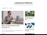 lifescience-heilbronn.de Webseite Vorschau