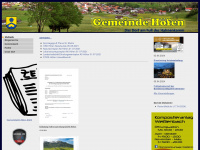 hoefen.gv.at Webseite Vorschau