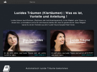 luzides-träumen.com Webseite Vorschau