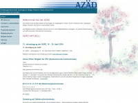 azaed.de Webseite Vorschau