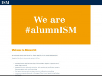 ism-alumni.de Webseite Vorschau